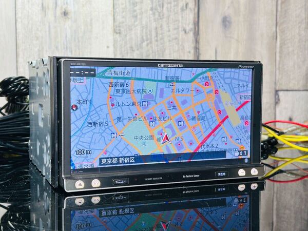 AVIC-MRZ009 カロッツェリア 2015年 4chフルセグTV Bluetoothオーディオ CD→SD録音 おまけレーダー付 新品フィルムアンテナ GPS 送料無料