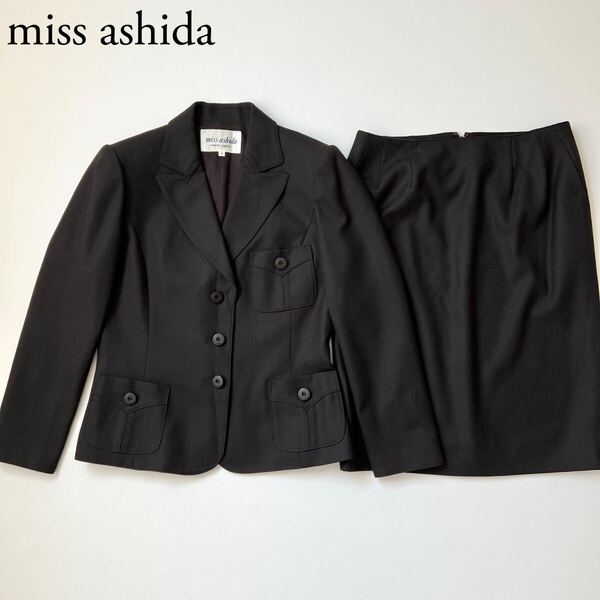 良品 miss ashida ミスアシダ セットアップスカート スカートスーツ テーラードジャケット タイトスカート フォーマル セレモニー 7