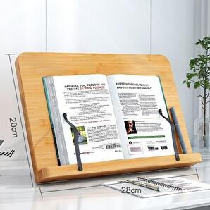 ブックスタンド 卓上本立て 書見台 譜面台 楽譜 タブレット 料理本 レシピ本 竹製品