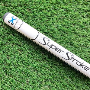 ■ホワイト ブルー SuperStroke スーパーストローク TOUR 2.0 グリップ Traxion トラクション TOUR 2.0 ツアー パターグリップ