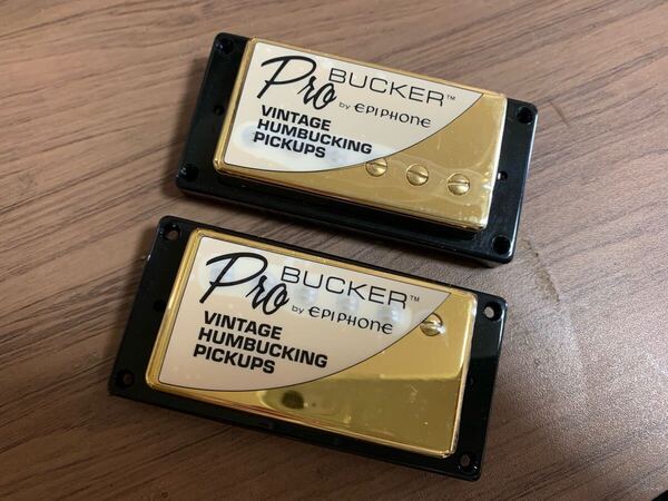 【新品】Epiphone エピフォン 純正 Pro-Bucker プロバッカー2&3 アルニコ2 ピックアップ PU ゴールド