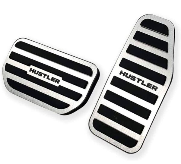 スズキ ハスラー MR31S MR41S MR52S MR92S 高品質 アルミ ペダル 工具不要 専用設計 ブレーキ アクセル カバー 防キズ (シルバー選択)
