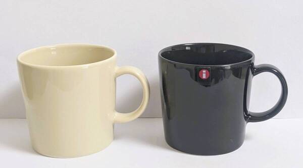 イッタラ ティーマ リネン ブラック 0.3L 2個セット