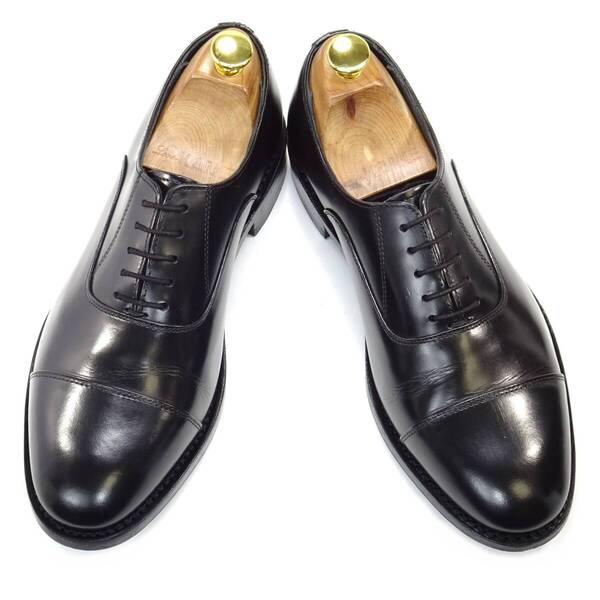 即決 London Shoe Make Oxford and Derby 26.0cm ストレートチップ ロンドンシューメイク メンズ 黒 ブラック 本革 ビジネス 革靴 紳士靴
