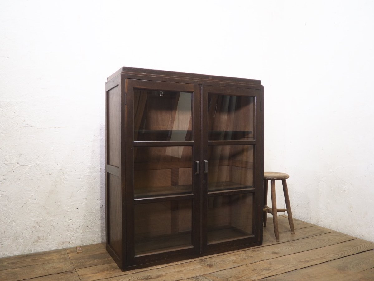 タ荷N0745◇H158cm×W91cm◇アンティーク◇ゆらゆらガラスの
