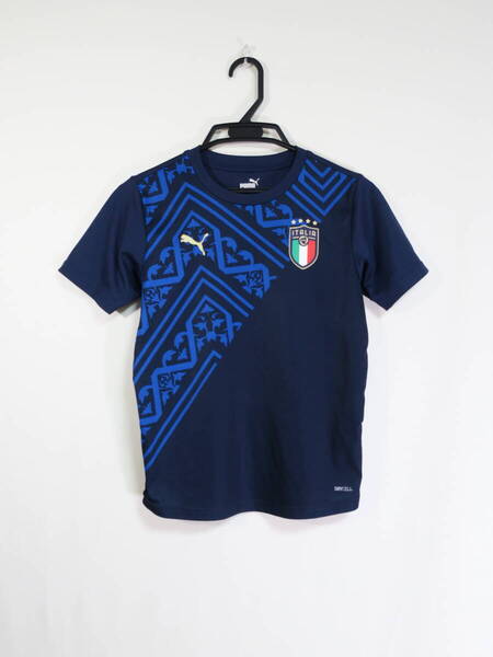 イタリア 代表 プラクティスシャツ ユニフォーム ジュニア 140-150cm プーマ PUMA ITALIA ITALY サッカー シャツ キッズ 子ども