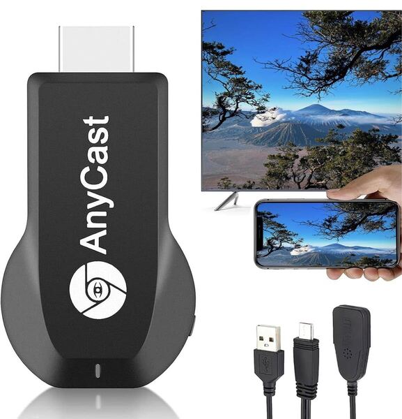 HDMI ミラーキャストAnycast ミラーリングワイヤレス 4K HD 1080p モード切り替え無線 phone&Android テレビ接続テレビに携帯の画面を映す