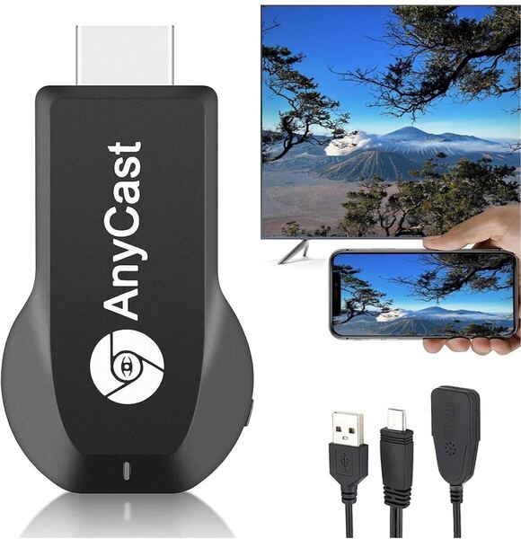 HDMI ミラーキャストAnycast ミラーリングワイヤレス 4K HD 1080p モード切り替え無線 phone&Android テレビ接続 テレビに携帯の画面を映す