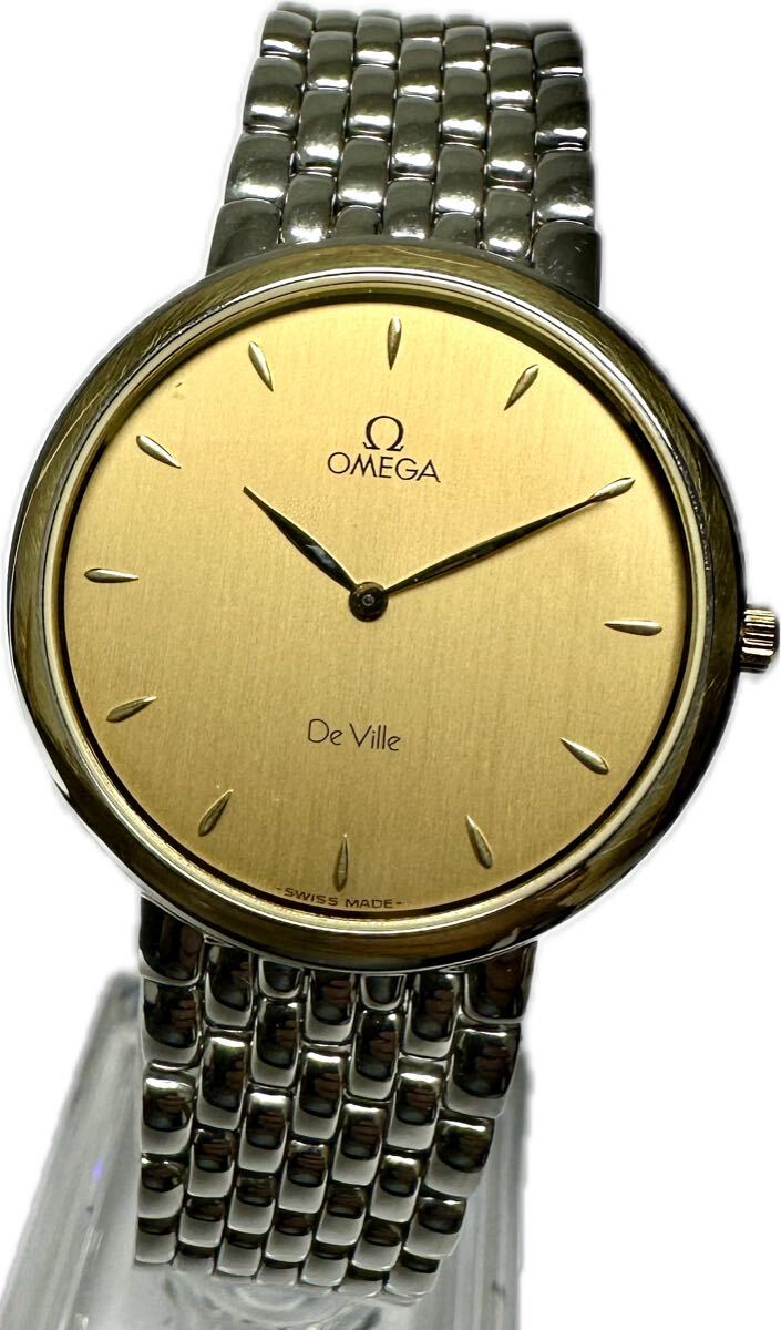 1円箱付】OMEGA オメガ 腕時計 メンズ DE VILE デビル ゴールド