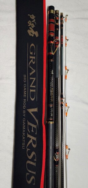 美品中古品 がまかつ がま石 グランドバーサス 手持ち 500(竿袋付き) 21034