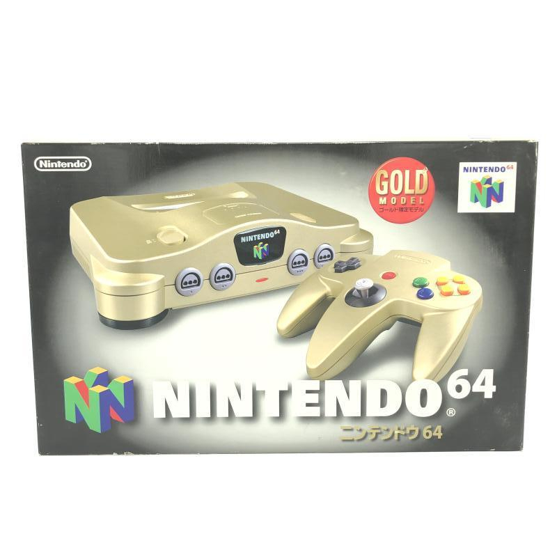 希少 黒入荷! Yahoo!オークション -「nintendo 64 ゴールド」の落札相場・落札価格 本体、アクセサリー
