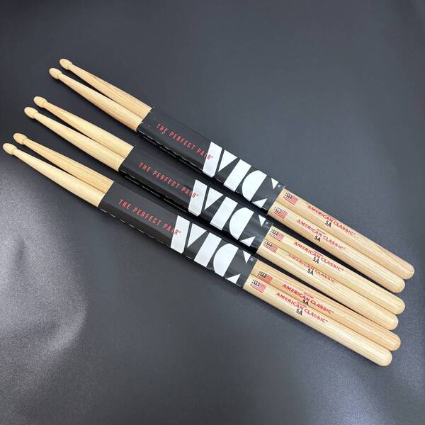 9063 ドラムスティック VIC FIRTH 5A 3セット ヴィックファース