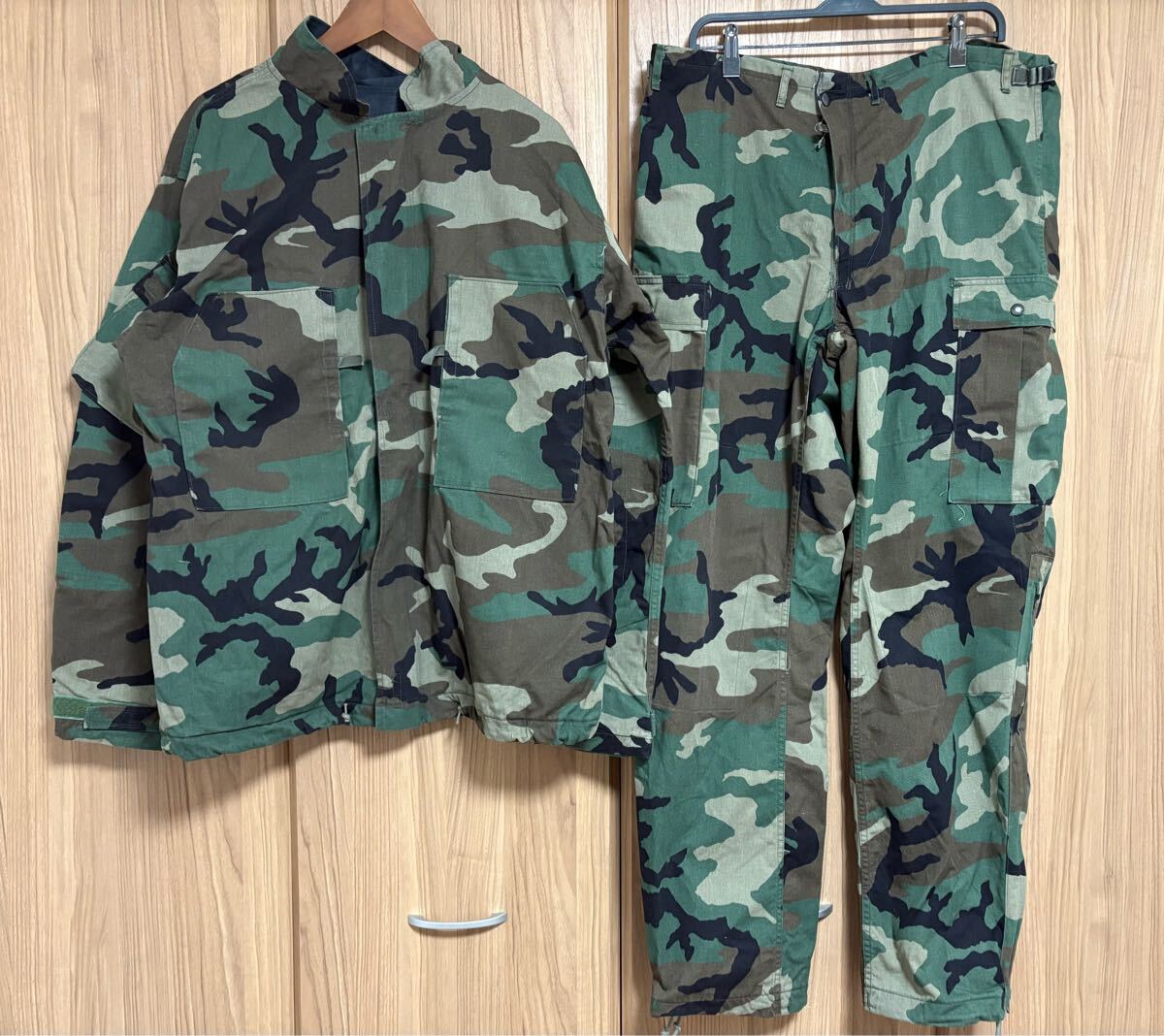 開封/未使用 80s 米軍 ケミカルプロテクティブスーツ 迷彩 Yahoo!オークション -「プロテクティブスーツ」(ミリタリー) の