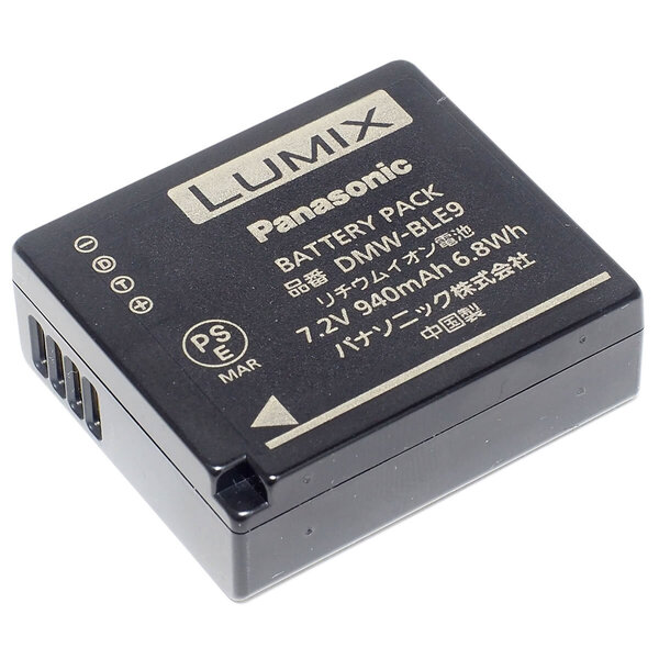 ★ 中古・純正 ★ LUMIX 純正 DMW-BLE9 バッテリー / DMW-BLG10・BP-DC15 送料無料