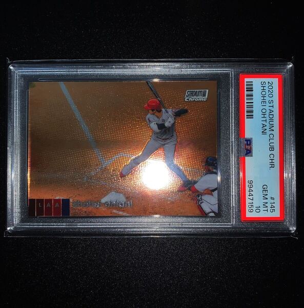 大谷翔平 2020 TOPPS STADIUM CLUB CHROME SHOHEI OHTANI #145 PSA10 鑑定品