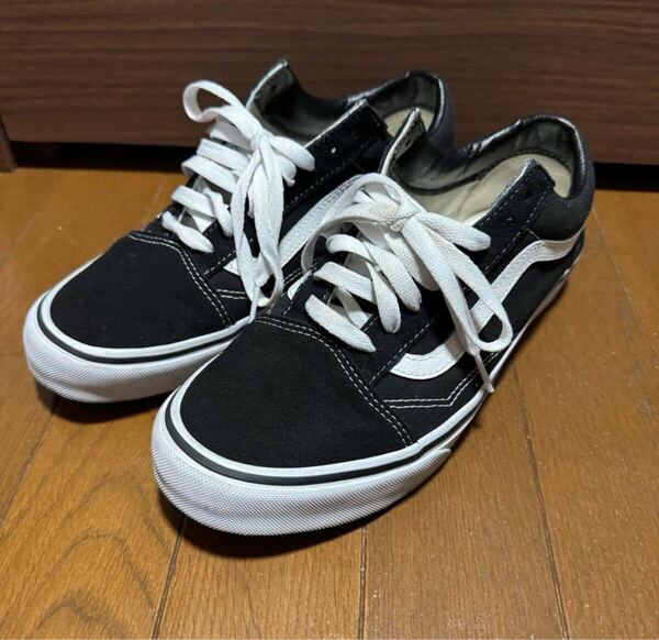 美品 VANS スニーカー ブラック 靴 バンズ シューズ