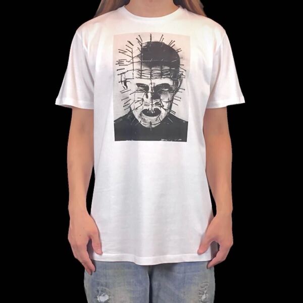 新品 ピンヘッド ヘルレイザー 魔道士 ボンデージ ファッション セノバイト 80年代 イギリス B級ホラー映画 Tシャツ ユニセックス Mサイズ