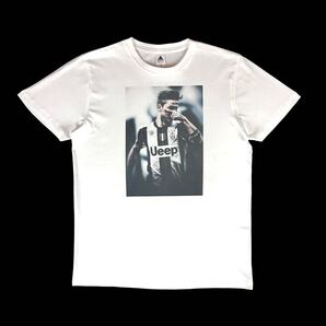新品 パウロディバラ サッカー ワールドカップ アルゼンチン代表 ユヴェントス ストライプ 仮面ジェスチャー Tシャツ オーバーサイズXL(LL)