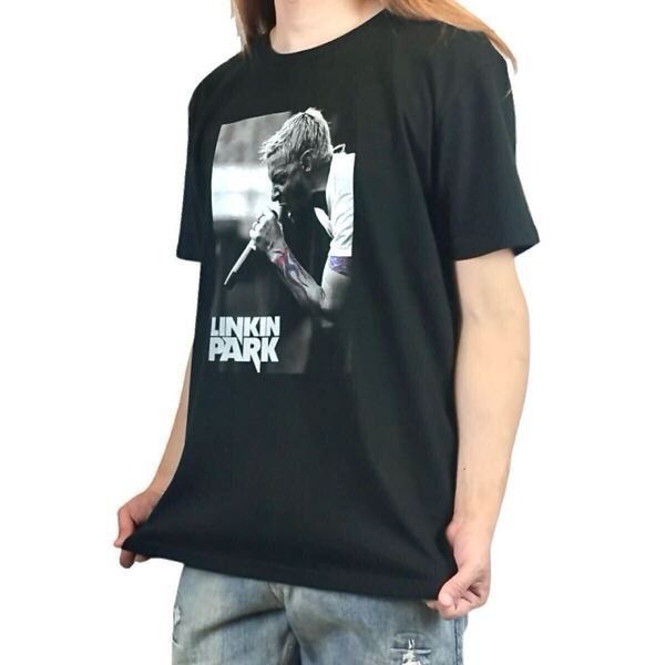 新品 LINKIN PARK リンキンパーク 00年代 オルタナ ニューメタルバンド LIVE ライブ チェスター ヴォーカル Tシャツ ユニセックス Sサイズ