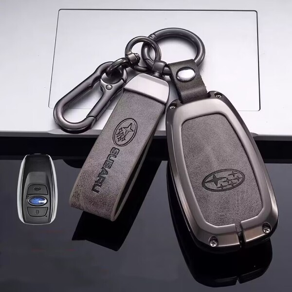 スバル キーケース 金属製 XV WRX BRZ フォレスター レヴォーグ レガシィ B4 アウトバック インプレッサ G4 スポーツ キー ホルダー