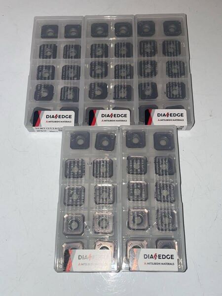 三菱マテリアル 正面フライス用 チップ 超硬 新品 未開封品 未使用品 SEMT13T3AGSN-JM VP15TF 5箱セット