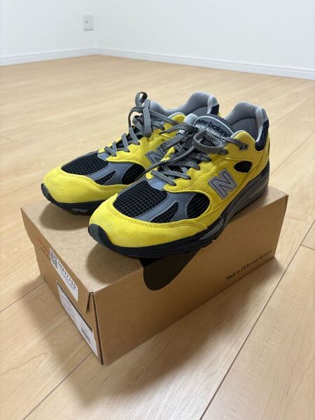 New Balanceニューバランス991V2 Yellowイエロー(アジア太平洋地域限定AsiaPacificExclusive)サイズUS13/JP31cm新品未使用atmosアトモス