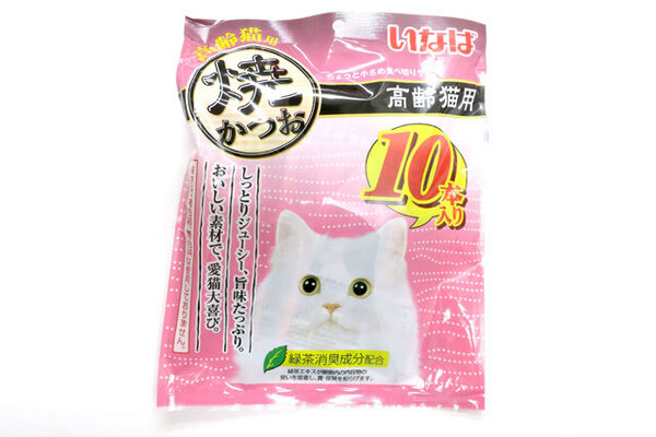 いなば 高齢猫用焼かつお10本入り×1袋 【期限2025.10】