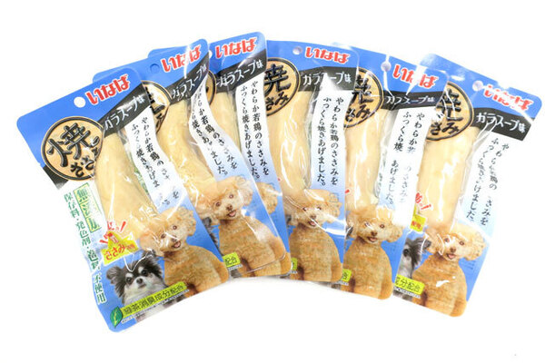 いなば 犬用焼ささみ ガラスープ味 1本入り×6個【期限2025.10】