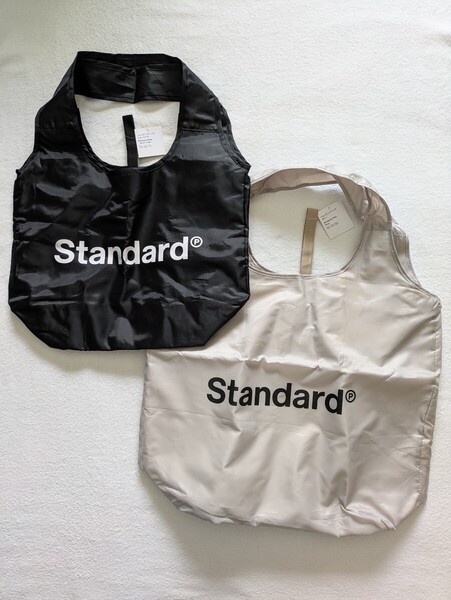 STANDARD PRODUCTS スタンダードプロダクツ 保冷エコバッグ ブラックとグレー 計2点で未使用・新品