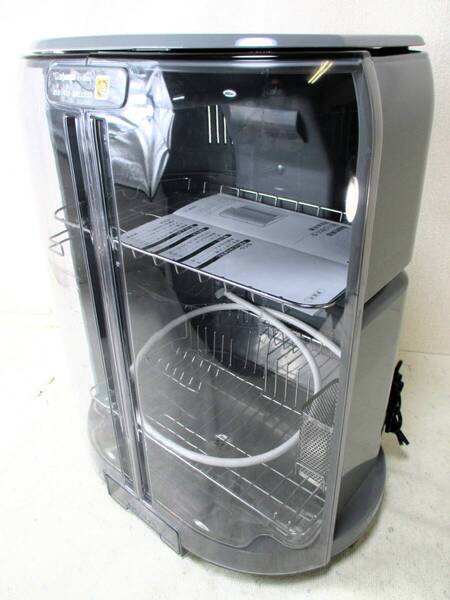象印 ZOJIRUSHI 食器乾燥器 EY-GB50 たて型 5人分 2021年製 グレー スライド扉 動作OK (5878)