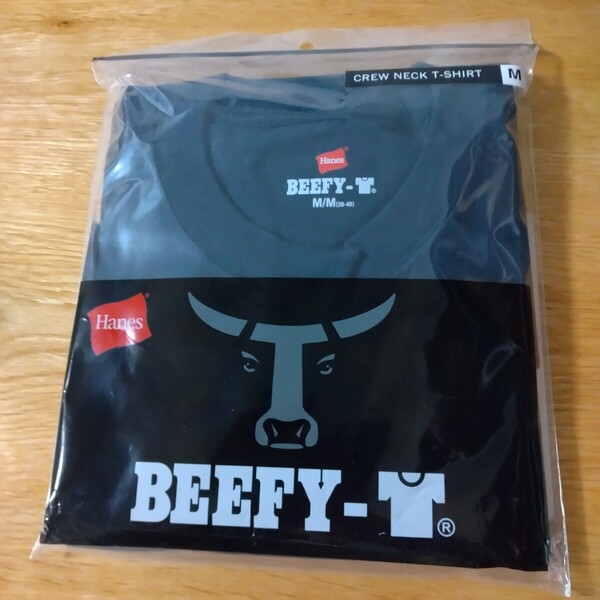 ビーフィー ヘインズ Tシャツ 半袖 BEEFY-T 肉厚 ネイビー М