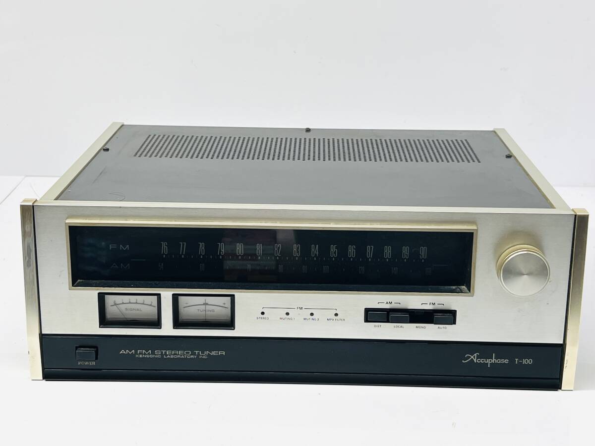 M7864 Accuphase FM/AMステレオチューナー T-100 M7864 Accuphase FM/AMステレオチューナー T-100 M7864
