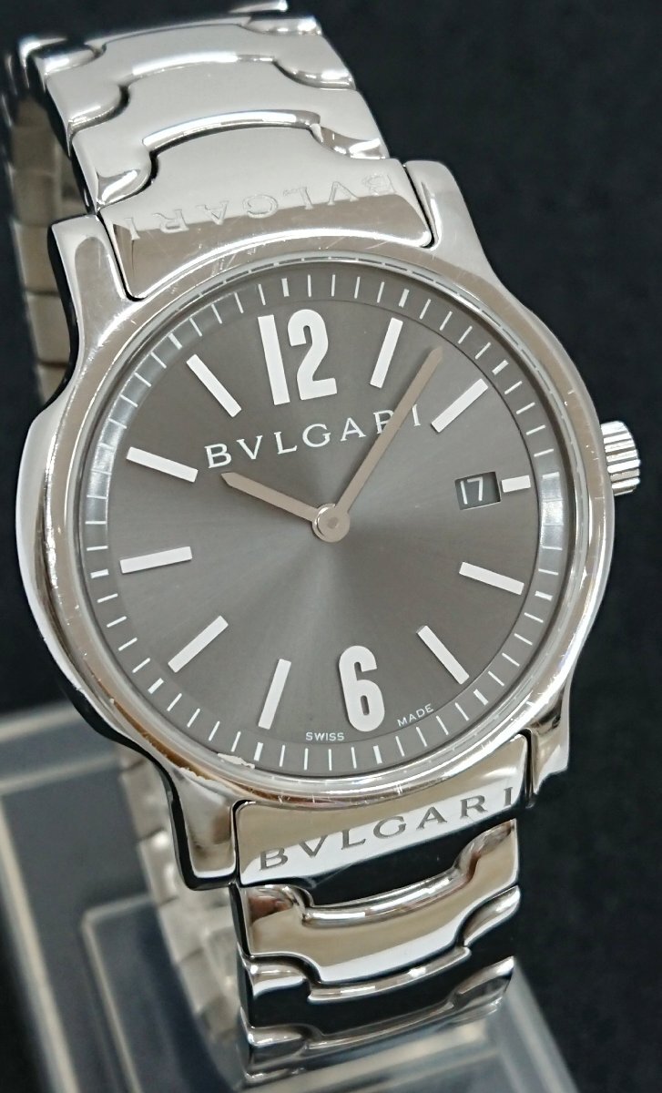 ブルガリ　腕時計　メンズ　ST35S ジャンク品 楽天市場】BVLGARI ブルガリ ソロテンポ ST35S メンズ腕時計