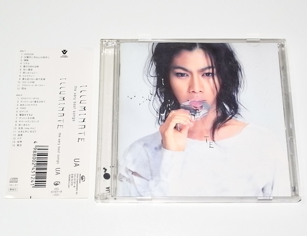 希少 初回限定盤 帯 レア集8cmシングル付き 3枚組 CD UA ILLUMINATE the very best songs ベスト 甘い運命 情熱 リズム 悲しみジョニー