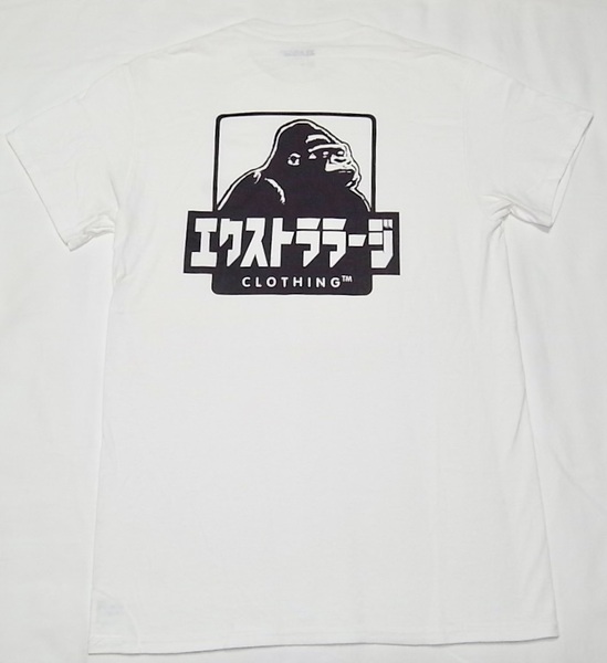 希少 美品 X-LARGE エクストララージ カタカナ ロゴ Tシャツ Sサイズ 白 T-shirt White