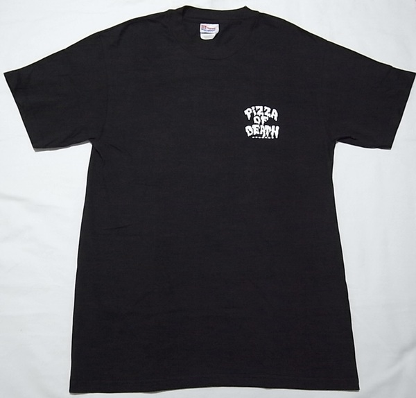 希少 レア 90s ヴィンテージ PIZZA OF DEATH ピザオブデス Tシャツ 黒 Mサイズ Hi-STANDARD ハイスタンダード 横山健 ken yokoyama NAMBA69