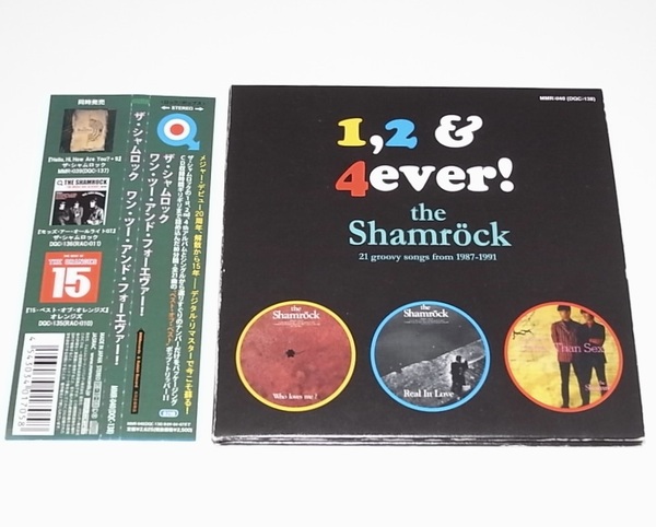 盤面美品 希少 紙ジャケット リマスター盤 帯付き CD THE SHAMROCK ザ シャムロック 1,2&4ever BEST ベスト MODS モッズ 紙ジャケ