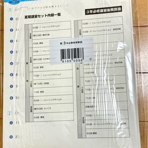 四谷大塚 小3 夏期講習教材(後期)【未使用】【美品】