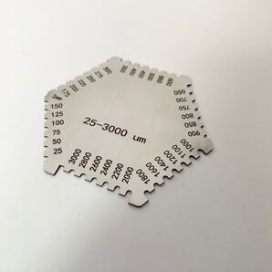 ウェットゲージ ウェットフィルムゲージ 厚さ計 ステンレス 25-3000um