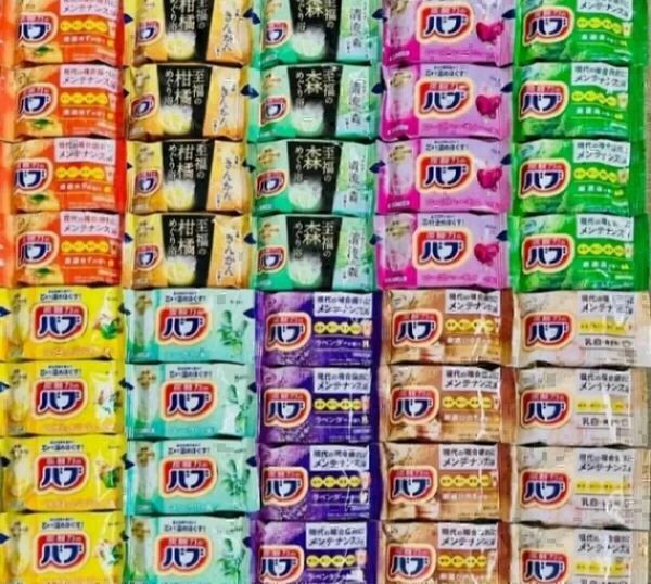 ①バブ 花王バブ kao にごり湯 10種類40個 薬用入浴剤
