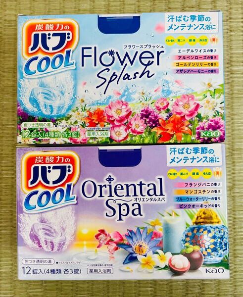 入浴剤 cool 花王バブ 炭酸湯 色つき透明湯 花王 kao 8種類24個 お試し クール