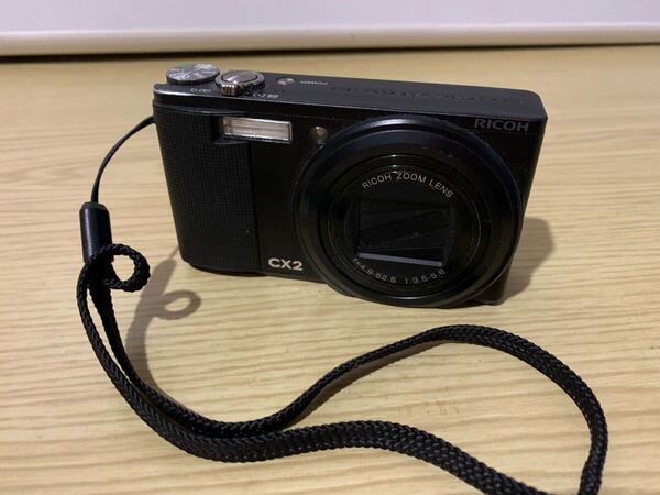 RICOH CX2 デジタルカメラ ブラック 動作未確認、写真通りのまの発送します