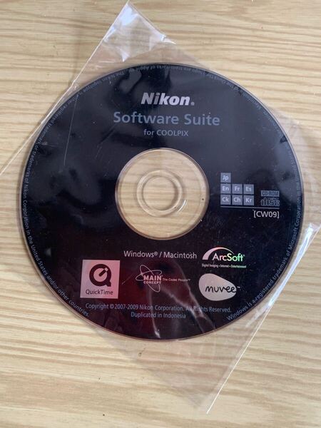 未開封 Nikon ソフトウェア CD-ROM COOLPIX用 Windows/Mac対応