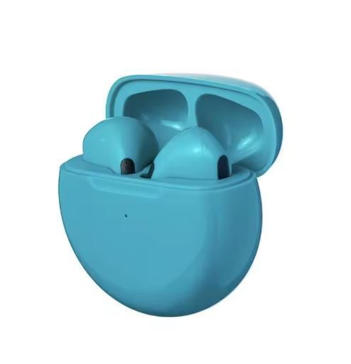 送料無料 未使用品 グリーン Pro6 Bluetooth ワイヤレスイヤホン ブルートゥース ヘッドセット マイク内蔵