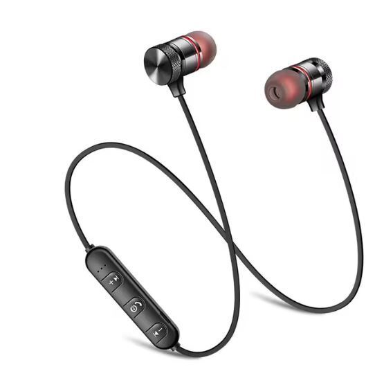 ネックバンド型 ワイヤレスイヤホン ブルートゥース ヘッドセット イヤフォン ヘッドフォン 磁気吸着 bluetooth ステレオ スポーツ