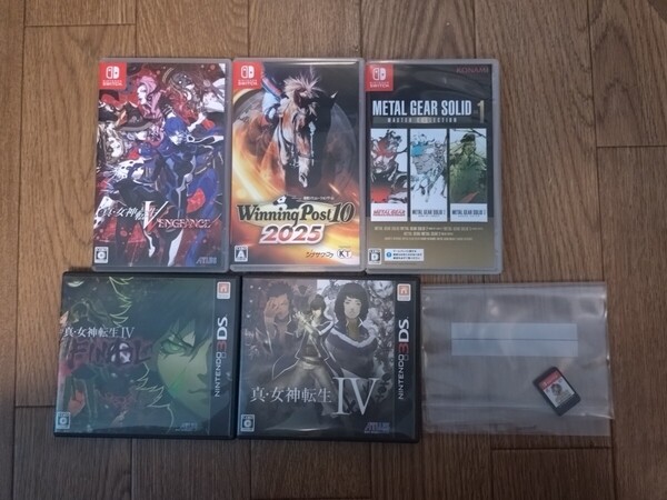 ウイニングポスト10 2025 ・メタルギアソリッド マスターコレクション Vol.1・ダービースタリオン・女神転生 6本セット