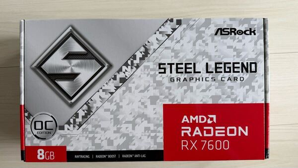 ASRock Radeon RX7600 STEEL LEGEND 8GB OC