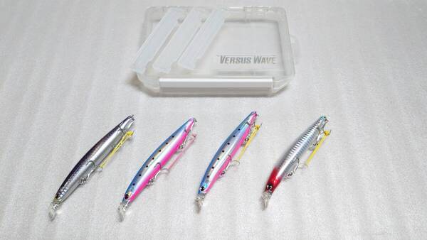 ◆◇DAIWA ダイワ ShoreLineShinerZ VERTICE R 未使用品125F,S計4個 中古ルアー収納ケースセット 送料無料◇◆ショアラインシャイナー