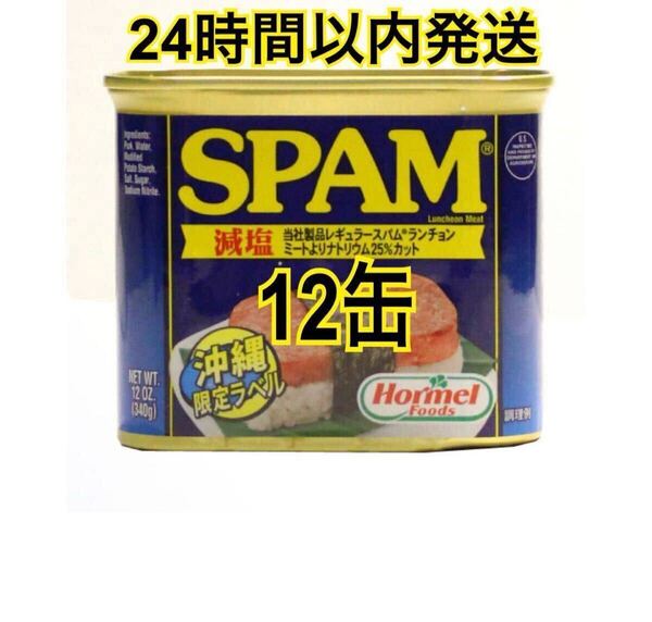 沖縄ホーメル スパム ポーク【減塩】12缶
