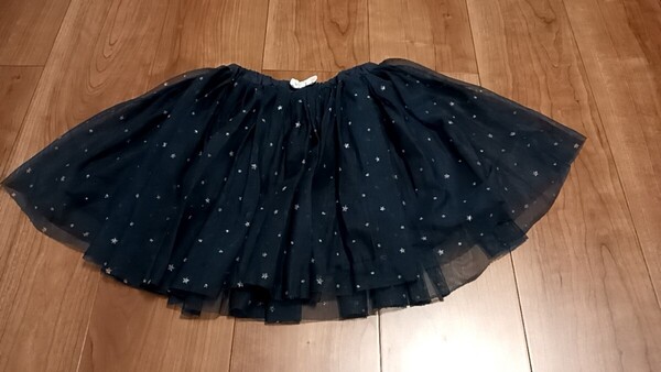 GLOBAL WORK Mサイズ 星柄 チュール キッズ 子供服 キュロット かわいい お出かけ 洗い替え 女の子 オシャレ